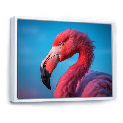«Pink Flamingo Secret Beauty II», reproduction sur toile