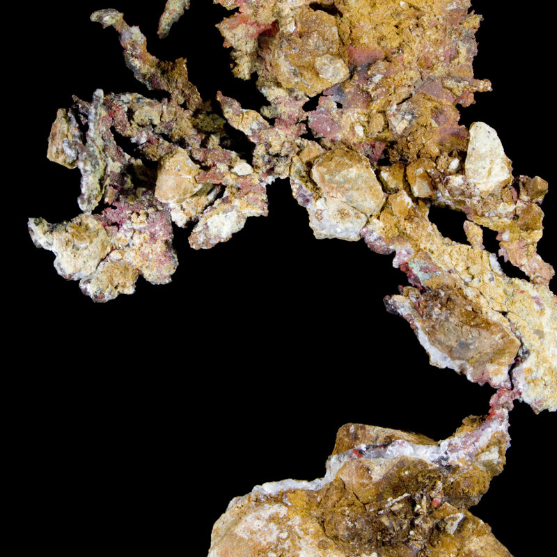 Native Copper on Matrix - Ray Mine, Arizona