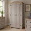 Tilburg 2 Door Solid Wood Wardrobe