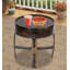 Table d'appoint ronde de style baril