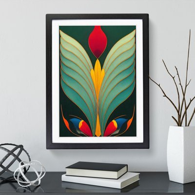 A Surreal Abstract Feather No.2 - Single Picture Frame Print