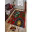 Tapis luxueux 100% polyester 5,2 x 7,5 pi, hauteur des poils de 0,4 po | Antibactérien, points antidérapants en PVC, lavable à la machine | Élégante impression numérique en 3D, parfaite pour le décor du salon et de la chambre à coucher-853296692