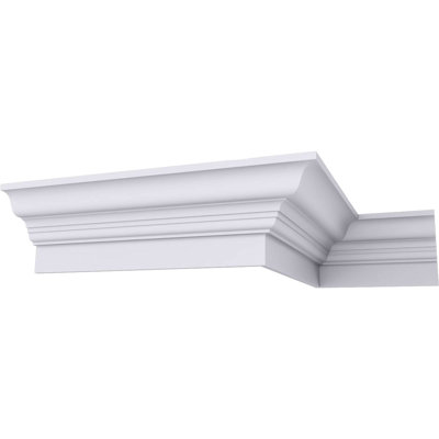 Endurathane Crown Fascia Moulding, 6 7/8"H x 5 1/2"P x 94 1/2"L, Factory Primed