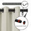 Tringle à rideaux 1 pouce avec embouts en aluminium Keneil-1448775474-1448775475