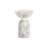Kellaman Concrete Top End Table - White-1936448398