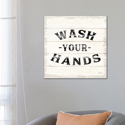 Shiplap Bath IV by Sue Schlabach - Wrapped Canvas Painting