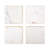 Marble Square 4 Piece Coaster Set