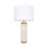 Alabster 26'' White/Gold Table Lamp