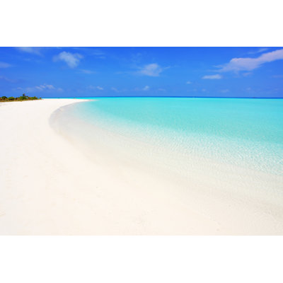 Beautiful Maldives Seascape by Skynesher - Wrapped Canvas Print