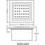 Ensemble de montage en surface 5 po x H 4,7 po pour douchette