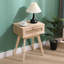 Savla 40cm W Manufactured Wood Bedside Table