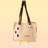 Cute Pet Travel Artifact! Breathable Canvas Cat Bag With One Shoulder Three-Dimensional Design And Anti Slip System, Hard Bottom Support For Stable And Versatile Outdoor Bag For Dogs And Cats