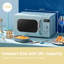 800W 20L Retro Microwave Oven with LED Display-97966931