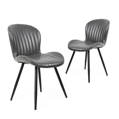 Set of 2 smooth handcrafted Dining Chairs, sn-c-ag4in1-bk, transform your Kitchen interior, great for Kitchen, Dining Room, or cafe