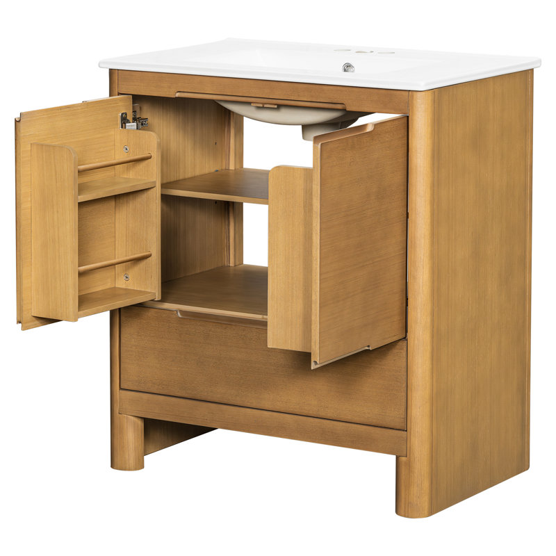 Meuble-lavabo 30 po avec lavabo en céramique