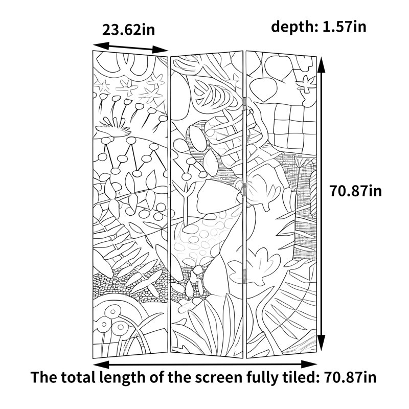 Corwin, H 70,87 po x l 70,87 po x P 1,57 po