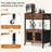 Adjustable Height Industrial Kitchen Cart on Wheels with Solid Wood Table Top, Storage Cabinet & Drawer - Mobile Kitchen Island-709633896