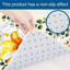 Ensemble de 2 tapis d'entrée de cuisine à motif floral beige