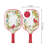 15 3/4" Pickleball Paddle Tray S2, Winter Bird