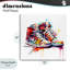 Espadrilles avec plaque murale aquarelle, design par Creative Studio