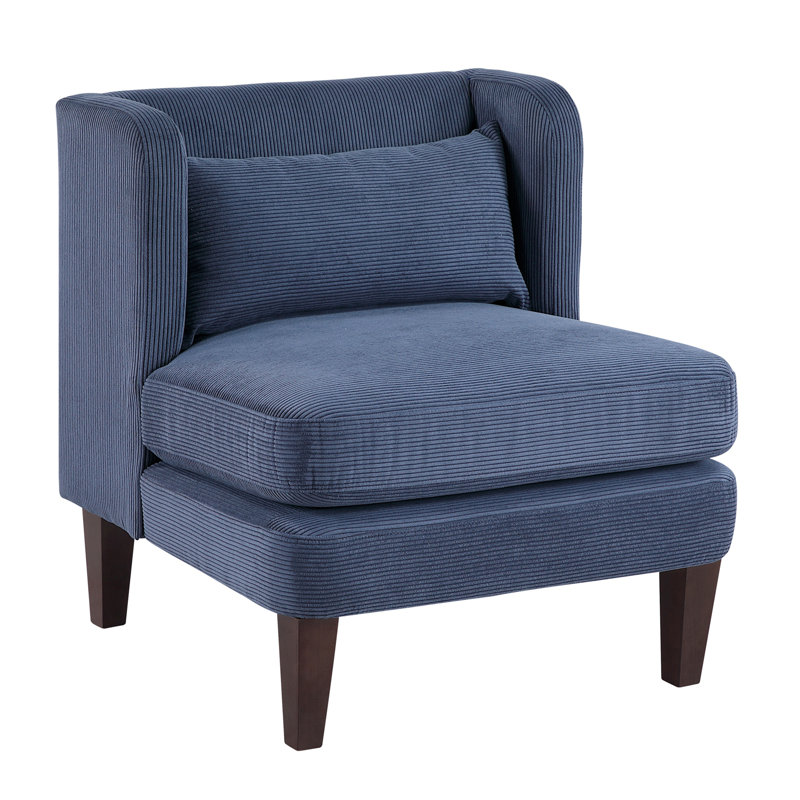 Modern Accent Chair, Blue
