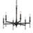 Hadiyaah 6 - Light Steel Dimmable Empire Chandelier