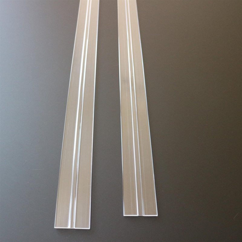 950mm Low Profile Flex hinges, Fexible Living Hinges, Plexiglass, Transparent, Piano Hinge