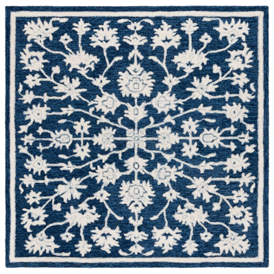 Ebony Hand Tufted Wool Pile Oriental Rug