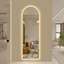 Aluminium Frame Arch Wall Mirror