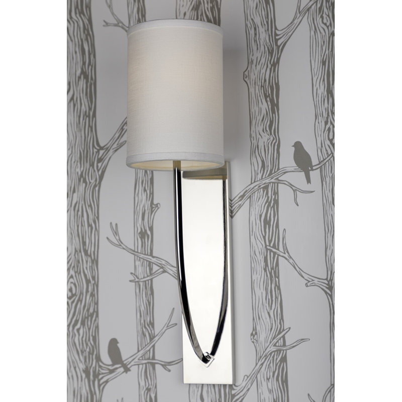 Colton 1 - Light Armed Sconce, Polished Nickel