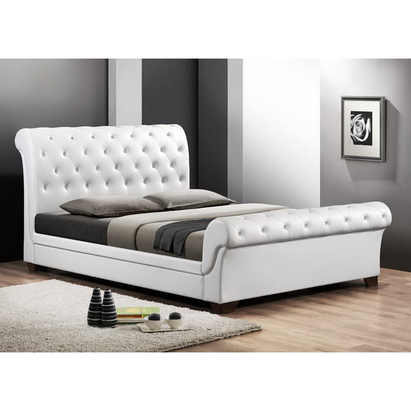 Lit plateforme double tapissier Leominster