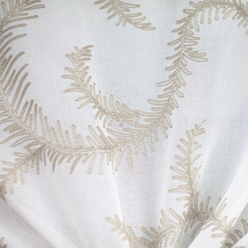 Embroidered Sheer | Karen Fabric_KAREN, Beige