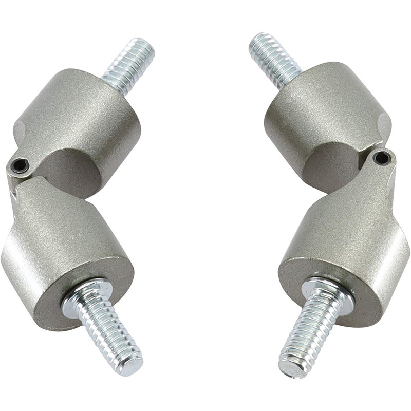 Meriville Hinged Elbow Connector, 2 pcs, 0.75", Pewter