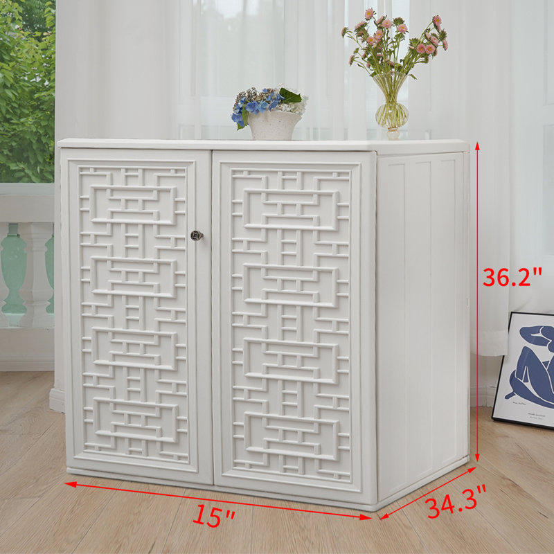 3 ft W x 1 ft D Resin Horizontal Storage Shed