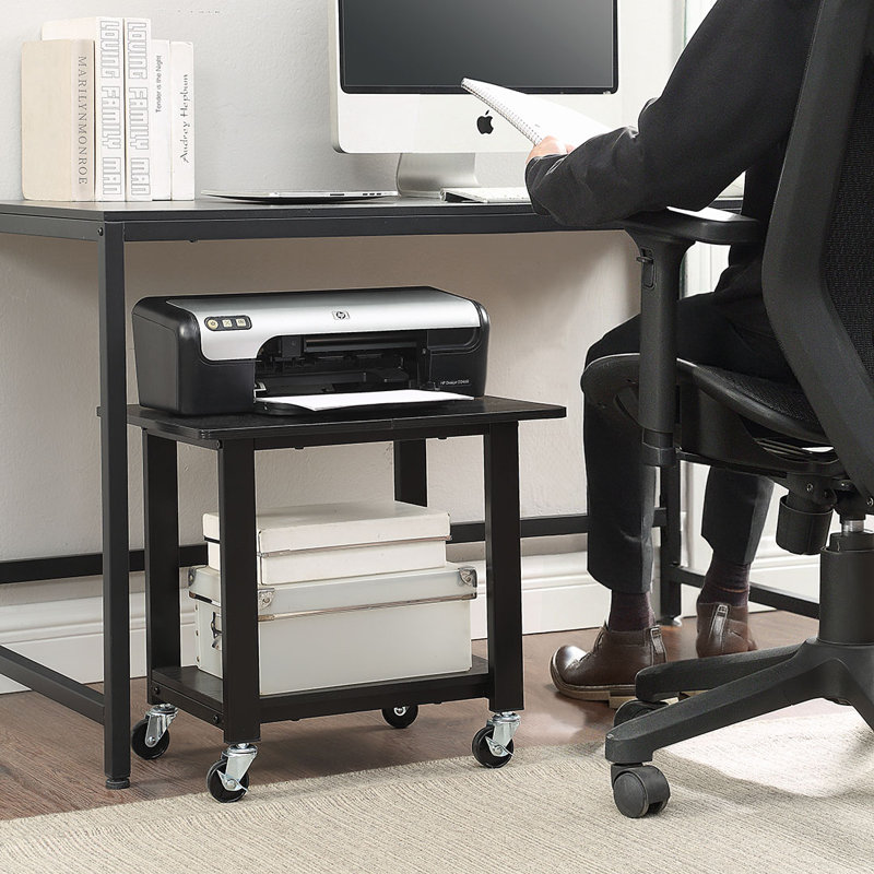 Printer Stand Holder-, Black