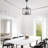 Cheverton 4 - Light Black Lantern Pendant