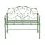 Sunnydaze Outdoor Garden Bench-Green
