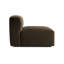 Canapé d'angle modulaire surdimensionné en forme de U, assise profonde, revêtement en velours performant et deux poufs-600516222