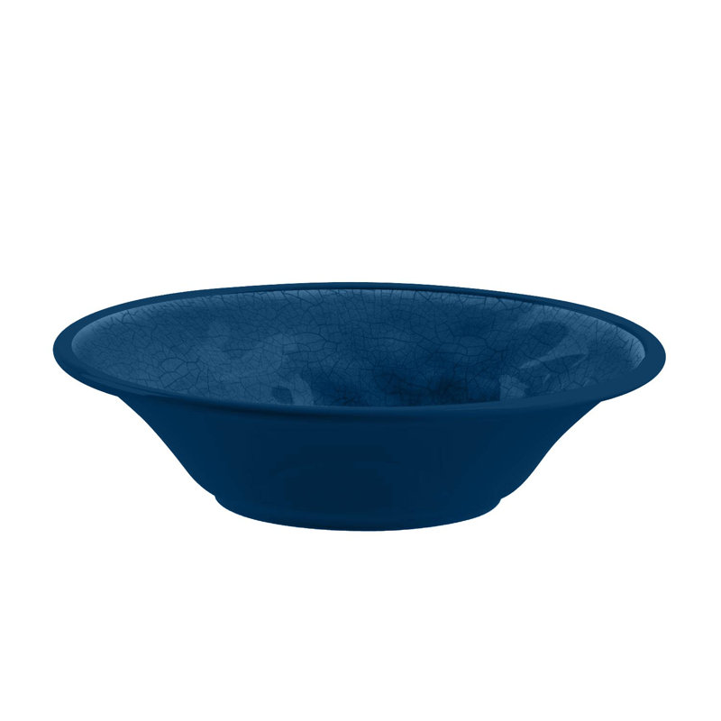 Surber Melamine Dinnerware - Service for 4, Blue
