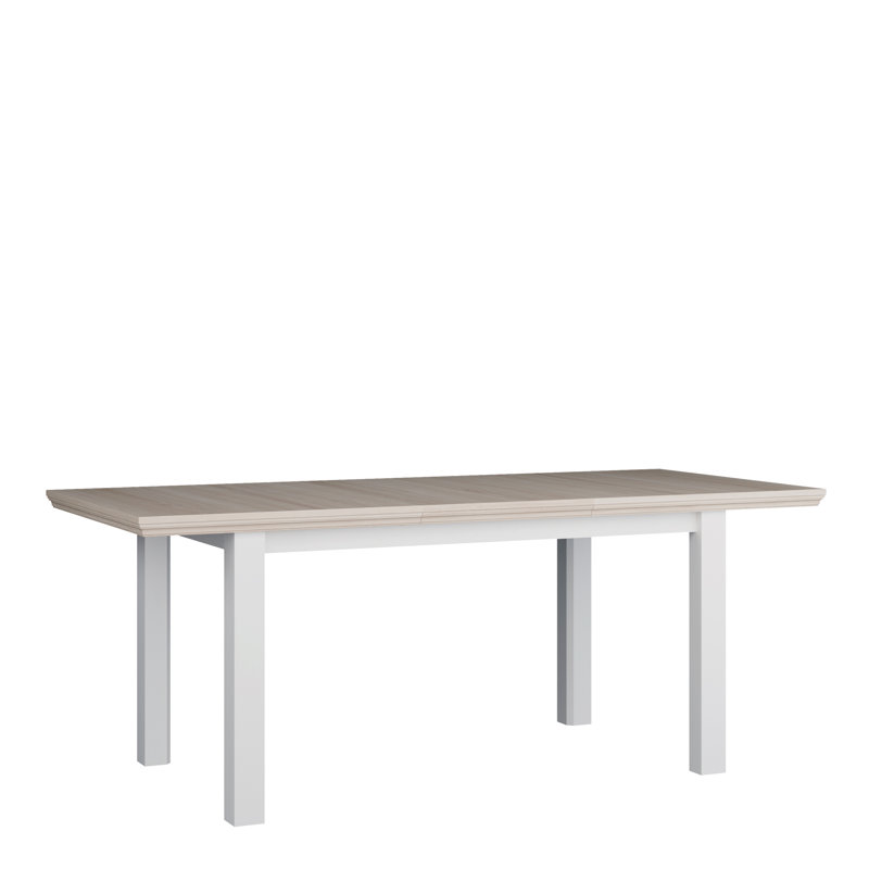 Dining Table, Brown/White
