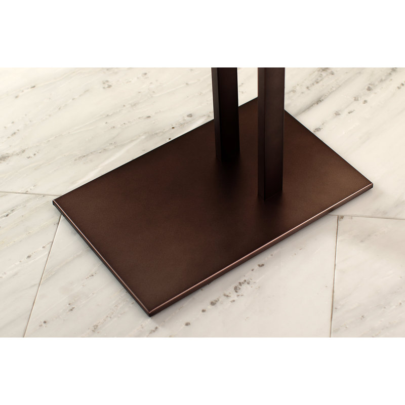 Kingston Brass Edenscape Freestanding Dual Towel Rack, Oil Rubbed Bronze