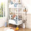 Lit superposé double au-dessus de double, blanc-1733413563