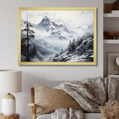 Bernardetta Minimalisme Winter Mountains Summit Splendor II, reproduction d'art sur toile
