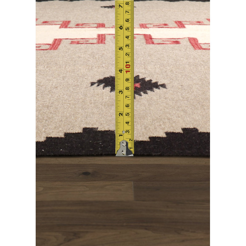 Tuscany Rectangle Rectangle 8'3" X 9'1" Flatweave Wool Area Rug
