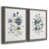 Toile avec cadre gris