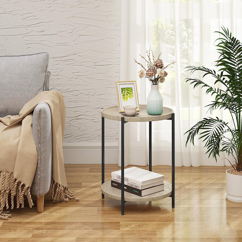 Lyan End Table, Light Woodlook