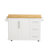 Kitchen Island Cart With 2 Door Cabinet And Three Drawers,43.31 Inch Width With Spice Rack, Towel Rack-1129597621