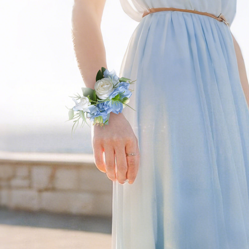 2 pièces fleurs de mariage, fleurs artificielles