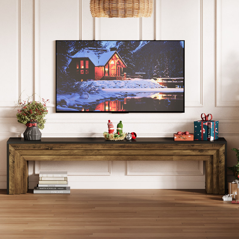 70.9" TV Stand, Black