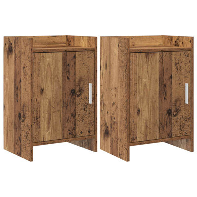 40cm W Composite Bedside Table